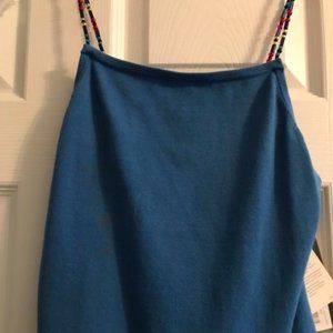 Ralph Lauren tank top with colored beaded straps